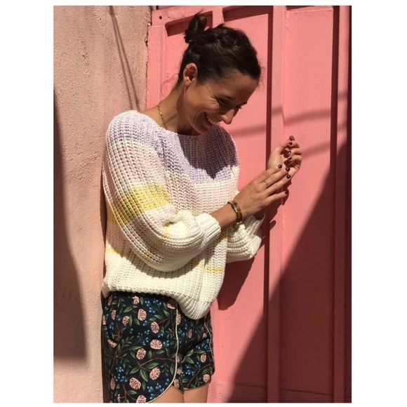 Sezane - Vivien La Maille Pastel Multicoloured Sweater - Picture 4 of 15